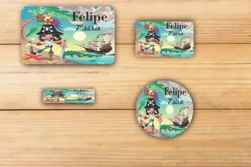 Adesivos Escolar -pirata-mod 1