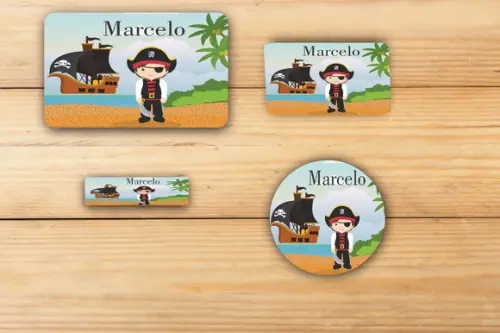 Adesivos Escolar -pirata-mod 4