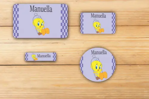 Adesivos Escolar -piu Piu-mod 3
