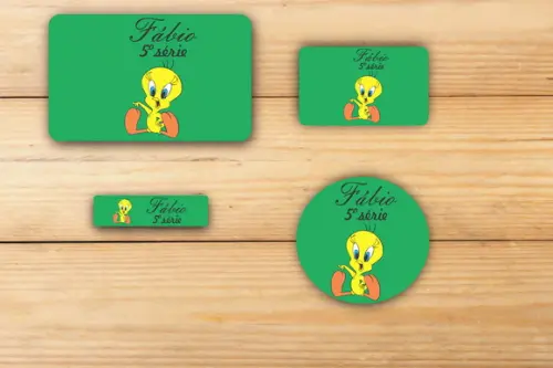 Adesivos Escolar -piu Piu-mod 2