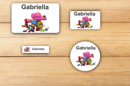 Adesivos Escolar -pocoyo Mod 3
