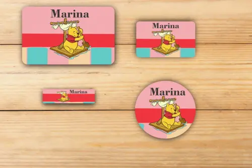Adesivos Escolar -pooh-mod 1
