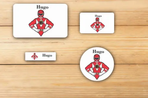 Adesivos Escolar -power Ranger-mod 3