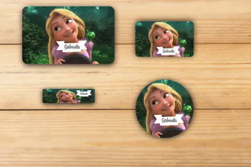 Adesivos Escolar -rapunzel-mod 2