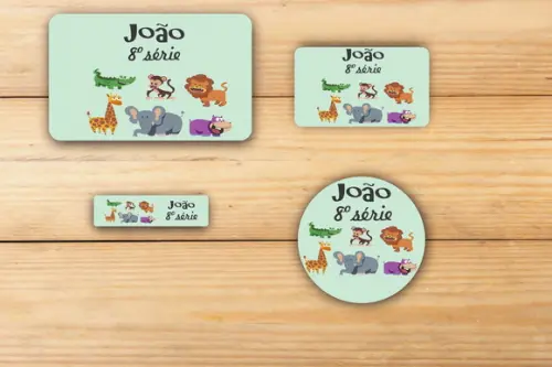 Adesivos Escolar -safari-mod 4