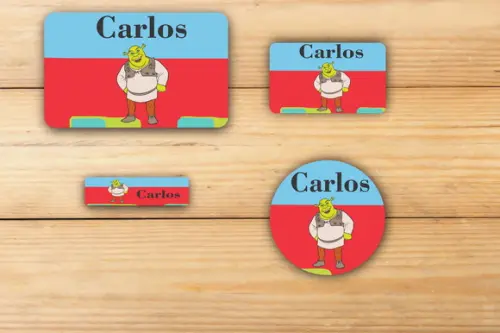 Adesivos Escolar -shrek-mod 3