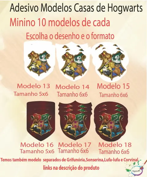 Adesivo- Formato Especial-hogwarts