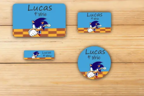 Adesivos Escolar -sonic-mod 4