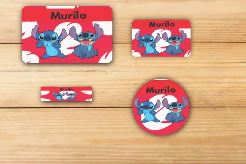 Adesivos Escolar -stitch e Lilo-mod 3