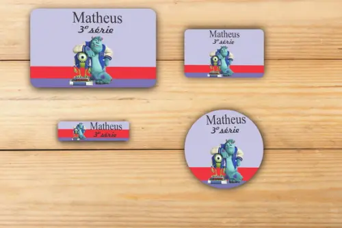 Adesivos Escolar -sullivani-mod 1