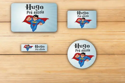 Adesivos Escolar -super Heroi-mod 3