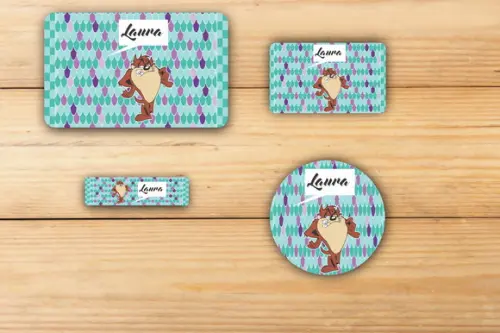 Adesivos Escolar -taz Mania-mod 2