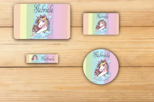 Adesivos Escolar -unicórnio-mod 3