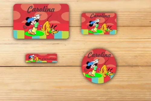 Adesivos Escolar -turma do Mickey-mod 3