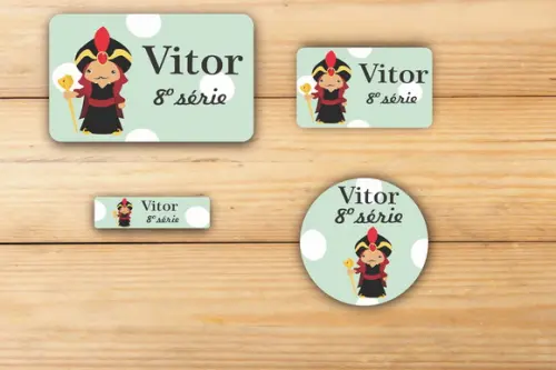 Adesivos Escolar -vilões-mod 4