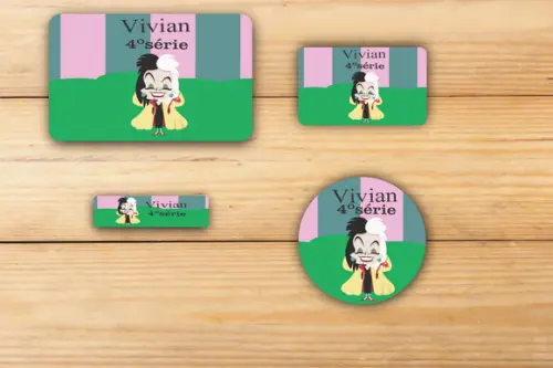 Adesivos Escolar -vilões-mod 2