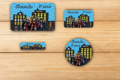 Adesivos Escolar -vingadores-mod 4