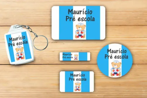 Adesivos Escolar + Chaveiro Acrilico-marinheiro-mod 3