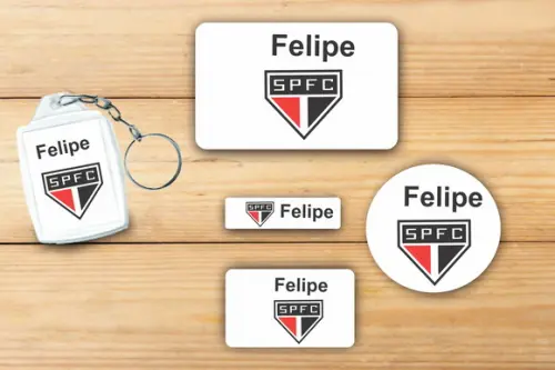Adesivos Escolar + Chaveiro Acrilico-sp Mod 1