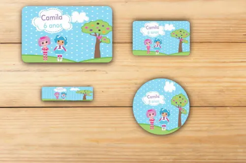Adesivos Escolar Lalaloopsy -mod 2