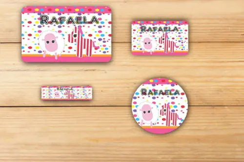 Adesivos Escolar Lalaloopsy -mod 4
