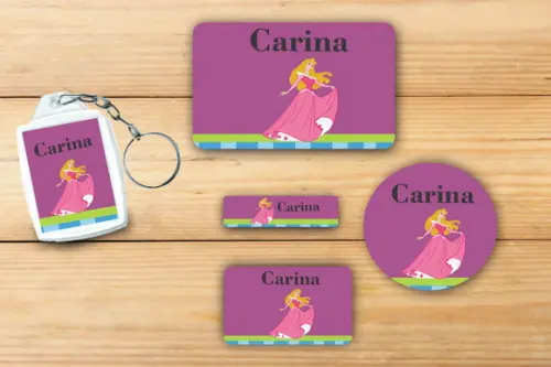 Adesivos Escolar+ Chaveiro Acrilico -aurora-mod 3