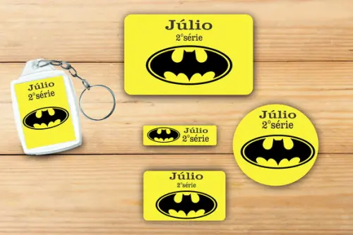 Adesivos Escolar+ Chaveiro Acrilico -batman-mod 1
