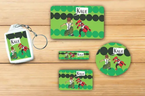 Adesivos Escolar+ Chaveiro Acrilico -ben10-mod 1