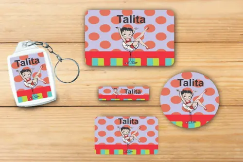 Adesivos Escolar+ Chaveiro Acrilico -betty Boop-mod 3