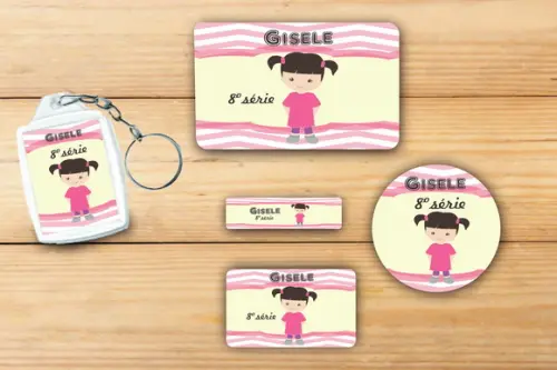 Adesivos Escolar+ Chaveiro Acrilico -boo-modelo 4