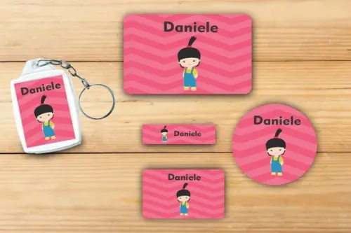 Adesivos Escolar+ Chaveiro Acrilico -boo-modelo 2