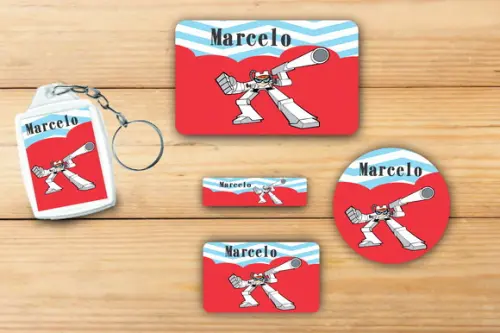 Adesivos Escolar+ Chaveiro Acrilico -dexter-mod 3