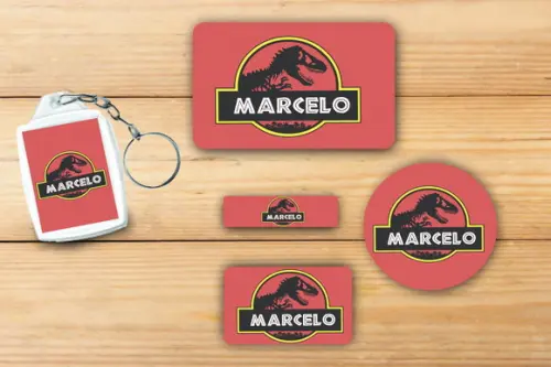 Adesivos Escolar+ Chaveiro Acrilico -dinossauros-mod 1