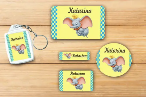 Adesivos Escolar+ Chaveiro Acrilico -dumbo-mod 3