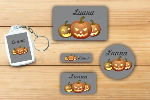 Adesivos Escolar+ Chaveiro Acrilico -halloween#8
