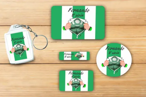Adesivos Escolar+ Chaveiro Acrilico -lanterna Verde-mod 3