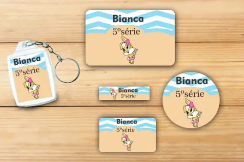 Adesivos Escolar+ Chaveiro Acrilico -lola-mod 3