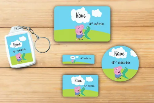 Adesivos Escolar+ Chaveiro Acrilico -mod 1