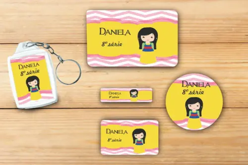 Adesivos Escolar+ Chaveiro Acrilico -mulan-modelo 4