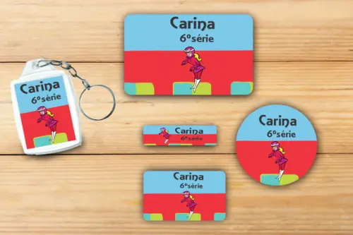Adesivos Escolar+ Chaveiro Acrilico -penelope Charmosa-mod 4