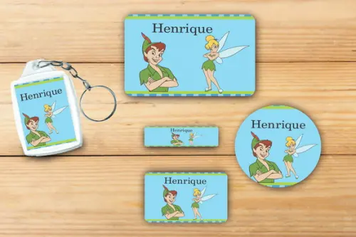 Adesivos Escolar+ Chaveiro Acrilico -peter Pan-mod 2