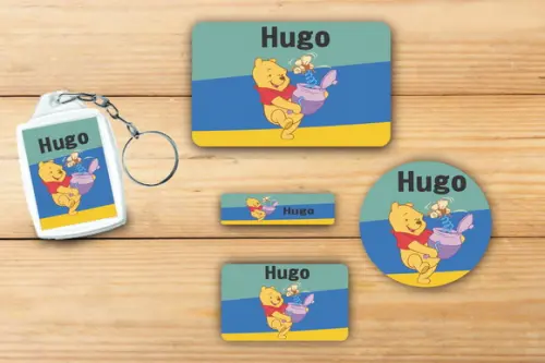 Adesivos Escolar+ Chaveiro Acrilico -pooh-mod 4
