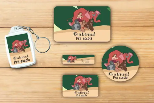 Adesivos Escolar+ Chaveiro Acrilico -tarzan-mod 3