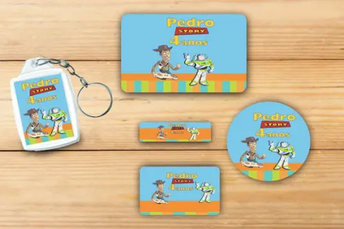 Adesivos Escolar+ Chaveiro Acrilico -toy Story-mod 1