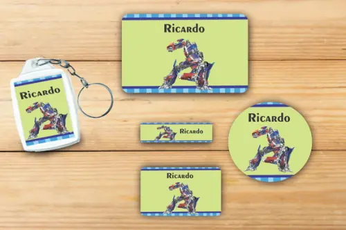 Adesivos Escolar+ Chaveiro Acrilico -transformers-mod 2