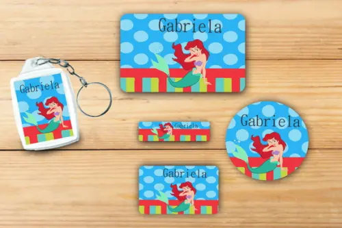 Adesivos Escolar+ Chaveiro Acrilico-ariel -mod 4