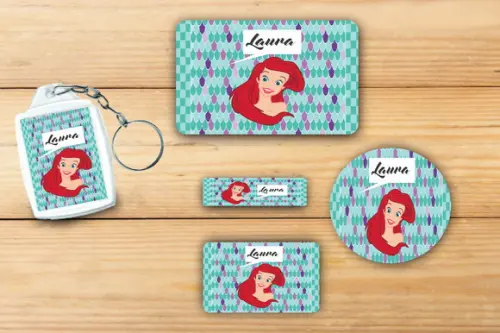 Adesivos Escolar+ Chaveiro Acrilico-ariel -mod 2