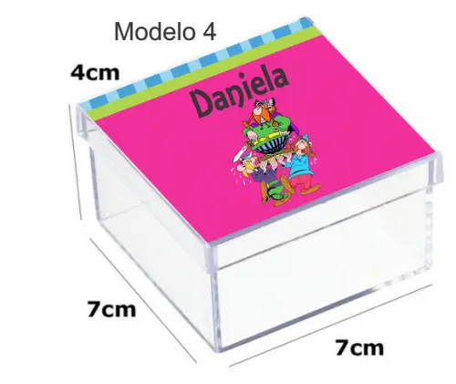Caixa Acrilica 7x7x4-asterix