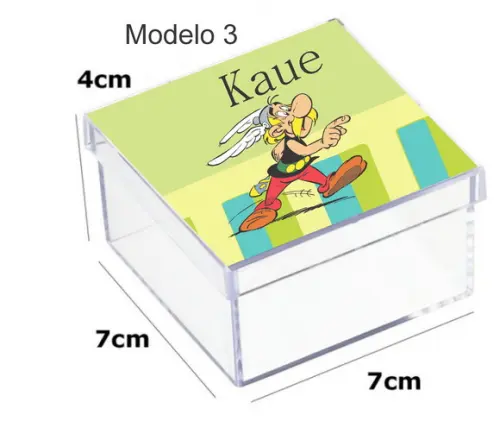Caixa Acrilica 7x7x4-asterix