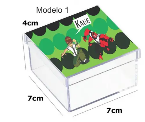 Caixa Acrilica 7x7x4-ben 10